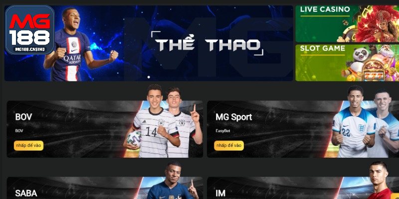 Điểm thu hút của thể thao MG188