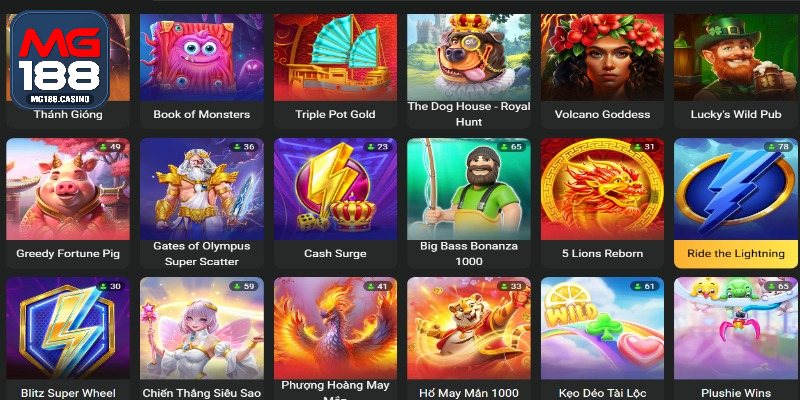 Khái quát sảnh nổ hũ MG188