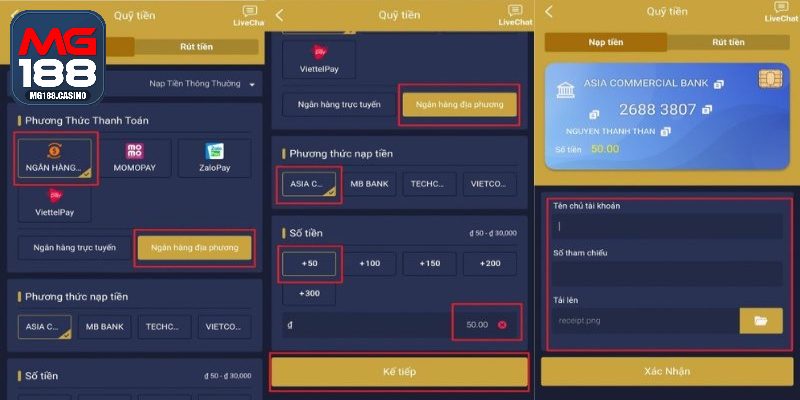 Tổng hợp các hình thức thanh toán phổ biến tại MG188